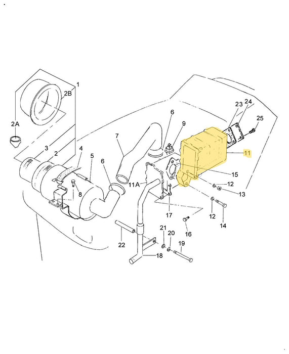 TC30 EXHAUST MANIFOLD