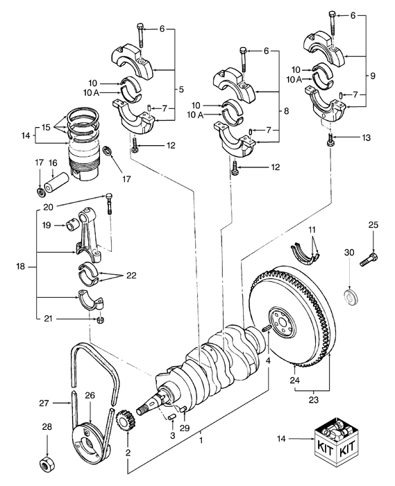 TC34DA FLYWHEEL