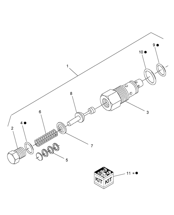 SBA340980130 VALVE, PRESSURE RELI