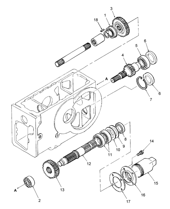 TC34DA COUNTERSHAFT