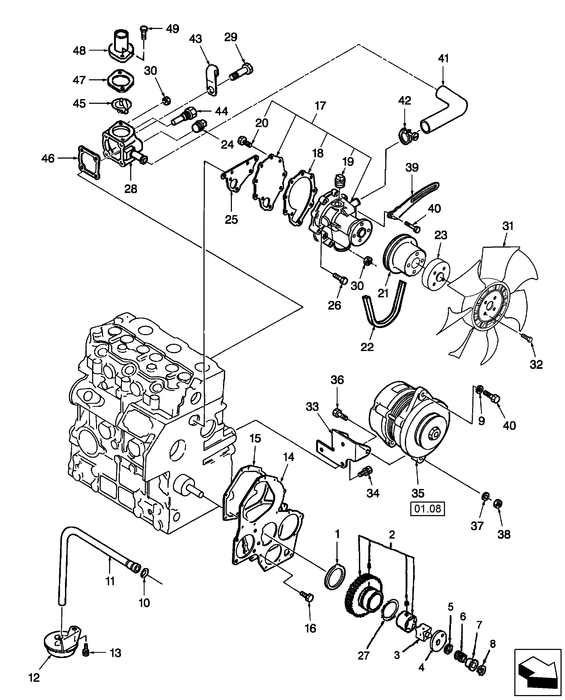 SBA199266270 WASHER, THRUST