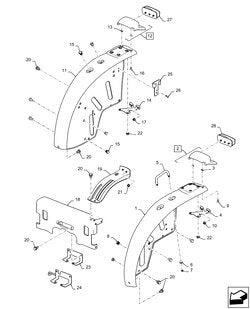 Workmaster 25 HANDRAIL | Part# MT40008327 — BRIM:PARTS NEW HOLLAND