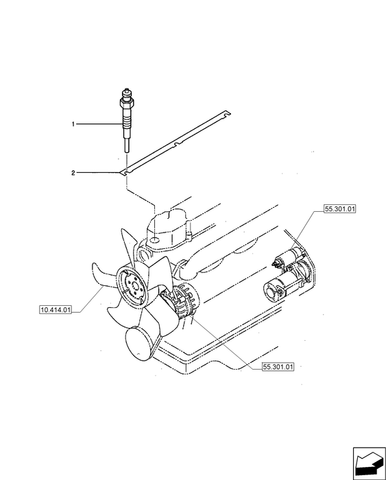 BM25 GLOW PLUG