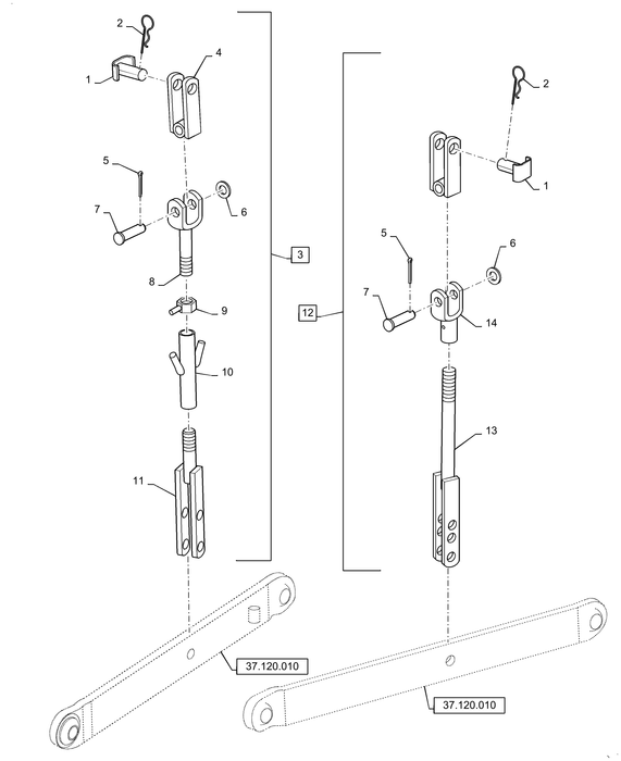 WM37 LIFTING ROD