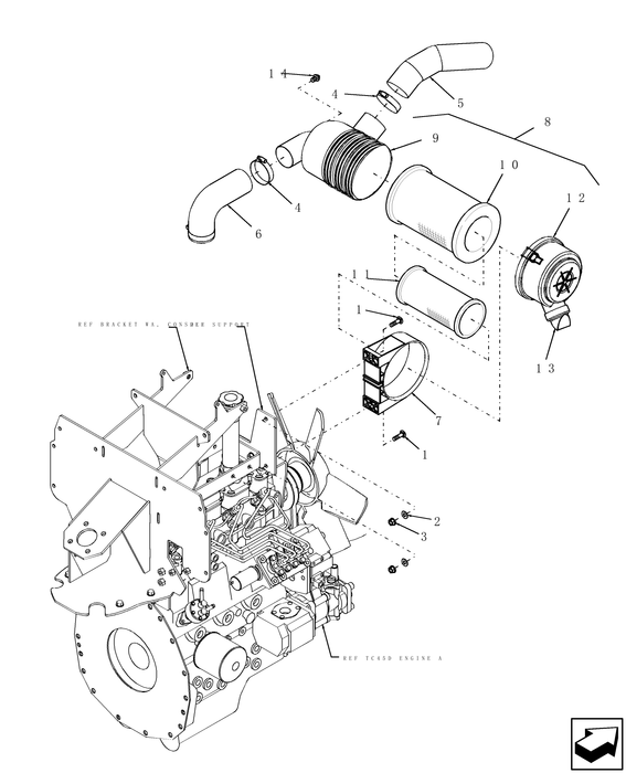 TC45 BRACKET