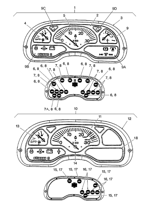 TC45 INSTRUMENT PANEL