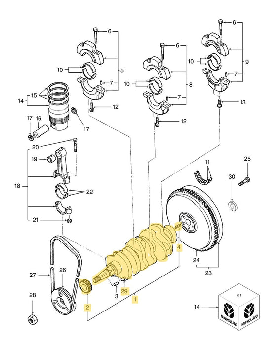 TC30 CRANKSHAFT