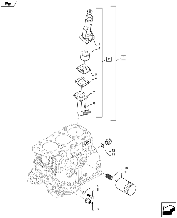 MT20121714 ENGINE OIL PUMP