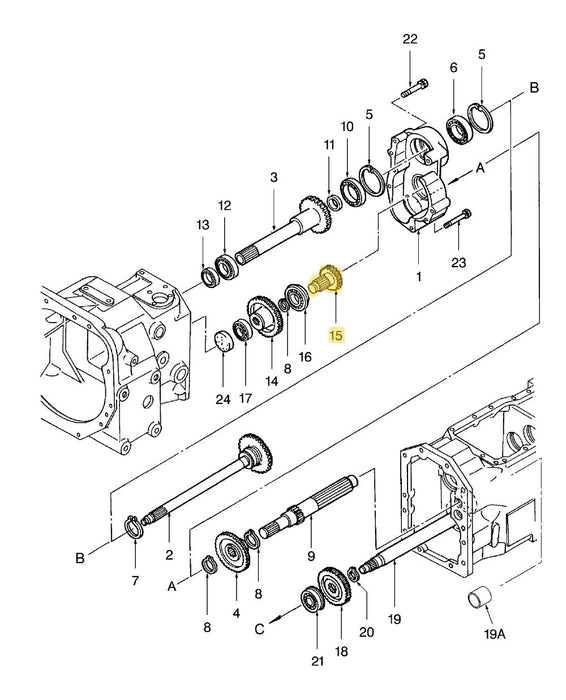 TC30 GEAR SHAFT