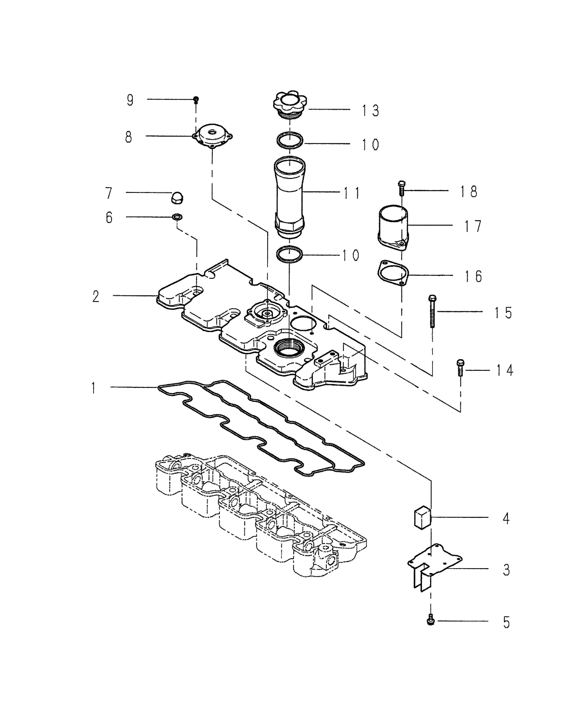 TC40A MANIFOLD | Part# SBA135566510 — BRIM:PARTS_NEW-HOLLAND_1