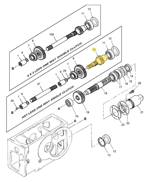 TC33DA COUNTERSHAFT