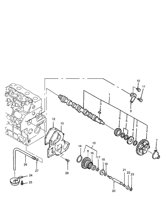 TC23DA CORE-CAMSHAFT