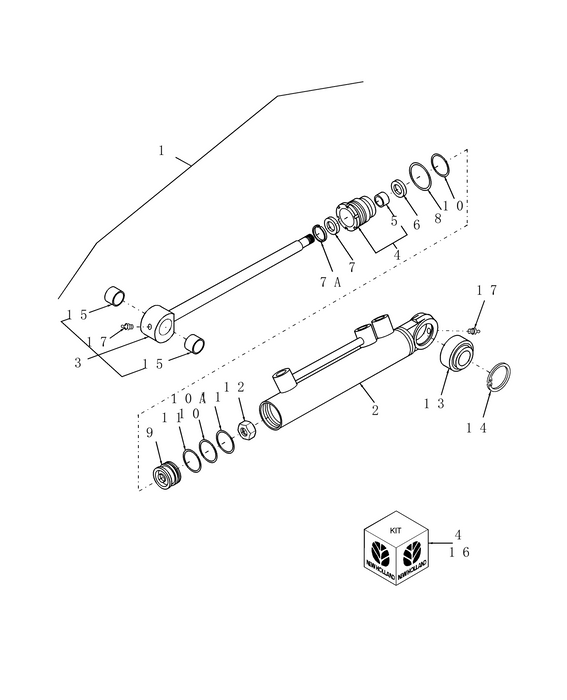 TC45 HYDRAULIC CYLINDER