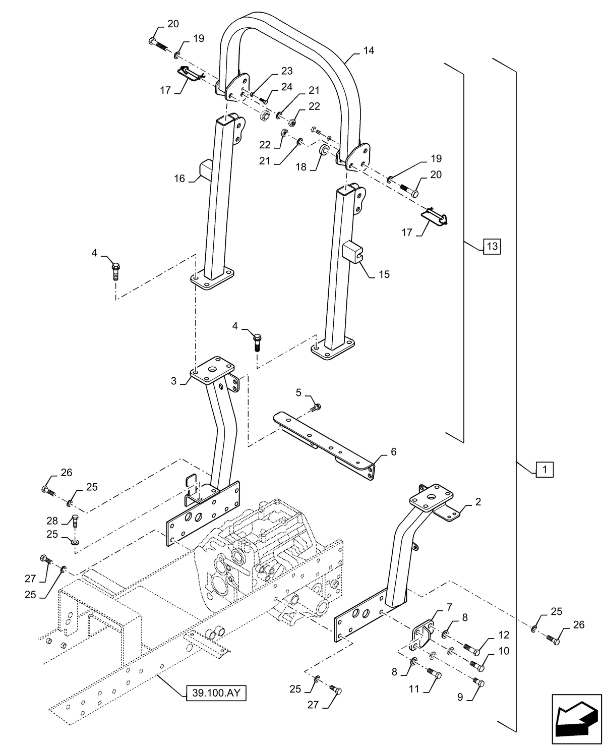 Boomer 24 BOLT | Part# MT40029491 — BRIM:PARTS_NEW-HOLLAND_1
