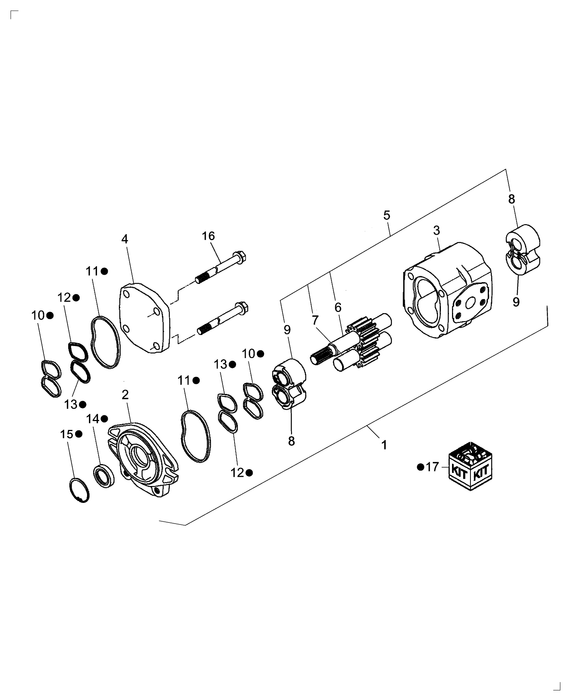 TC45A HYDRAULIC PUMP