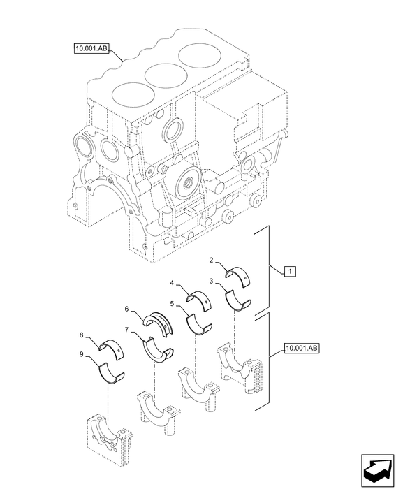 BM24 BEARING ASSY