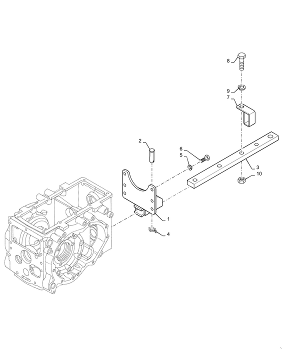 WM37 DRAWBAR SUPPORT