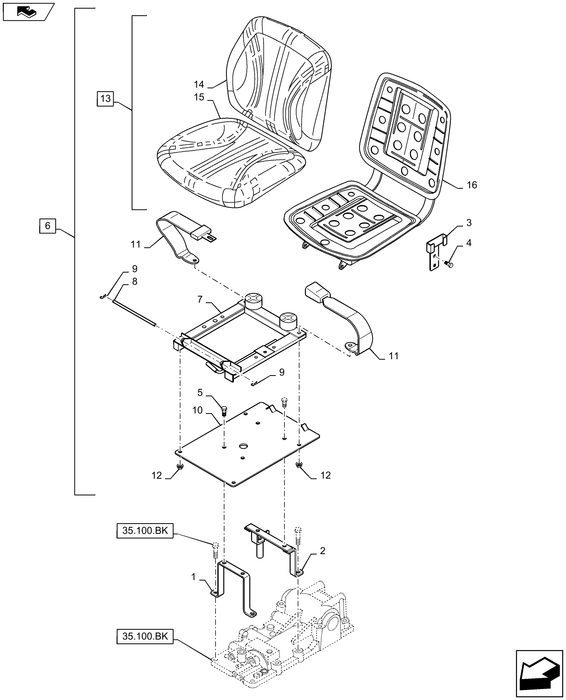 WM40 DRIVER SEAT