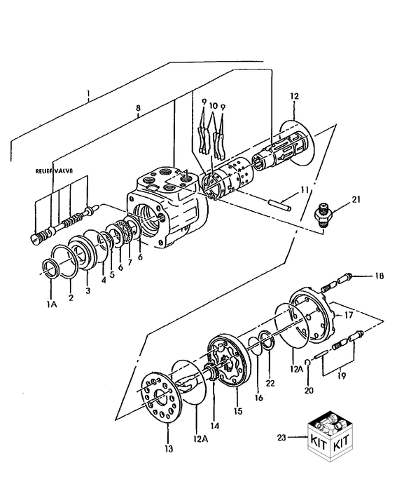 TC48DA STEERING ASSY