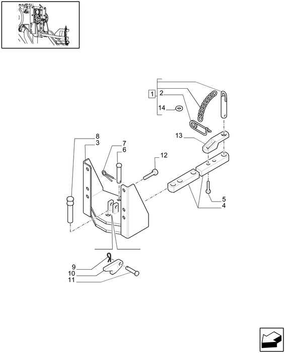 TN60A DRAWBAR