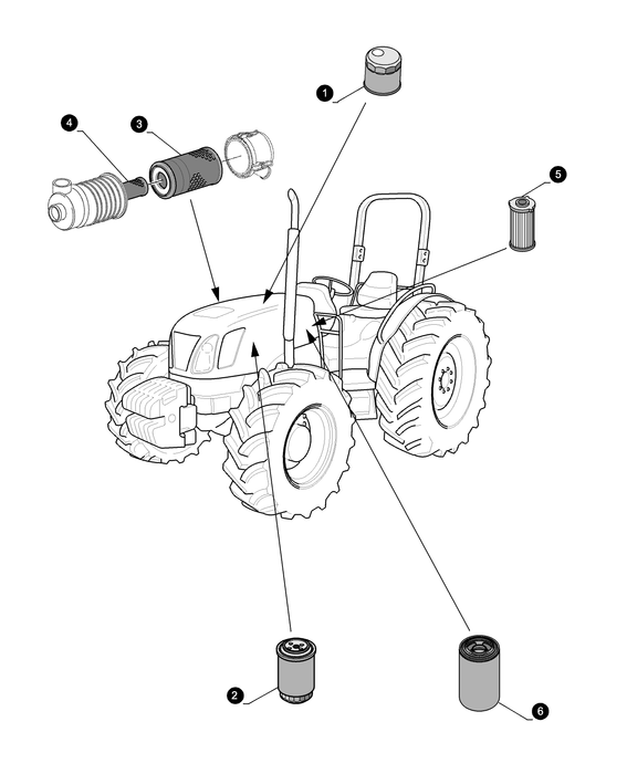 TN60A ENGINE OIL FILTER