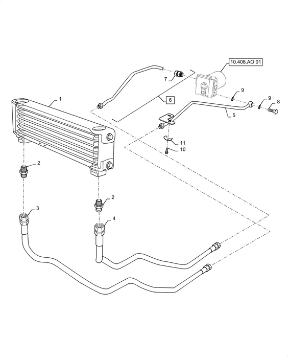 WM33 OIL COOLER