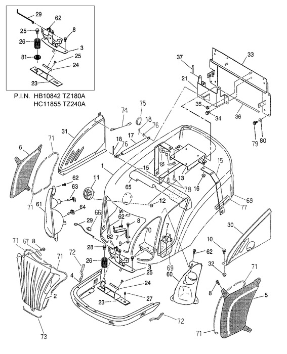 TZ18DA SIDE PANEL