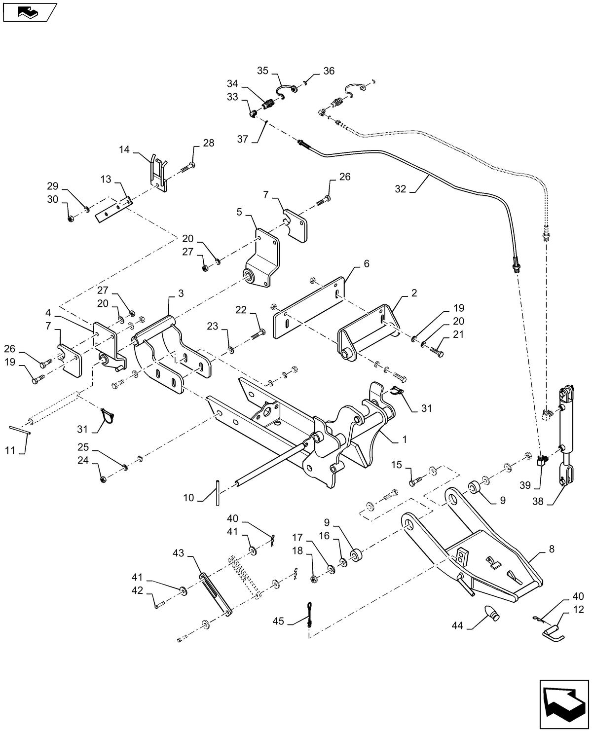 Boomer 25 PIN | Part# BER669731 — BRIM:PARTS_NEW-HOLLAND_1