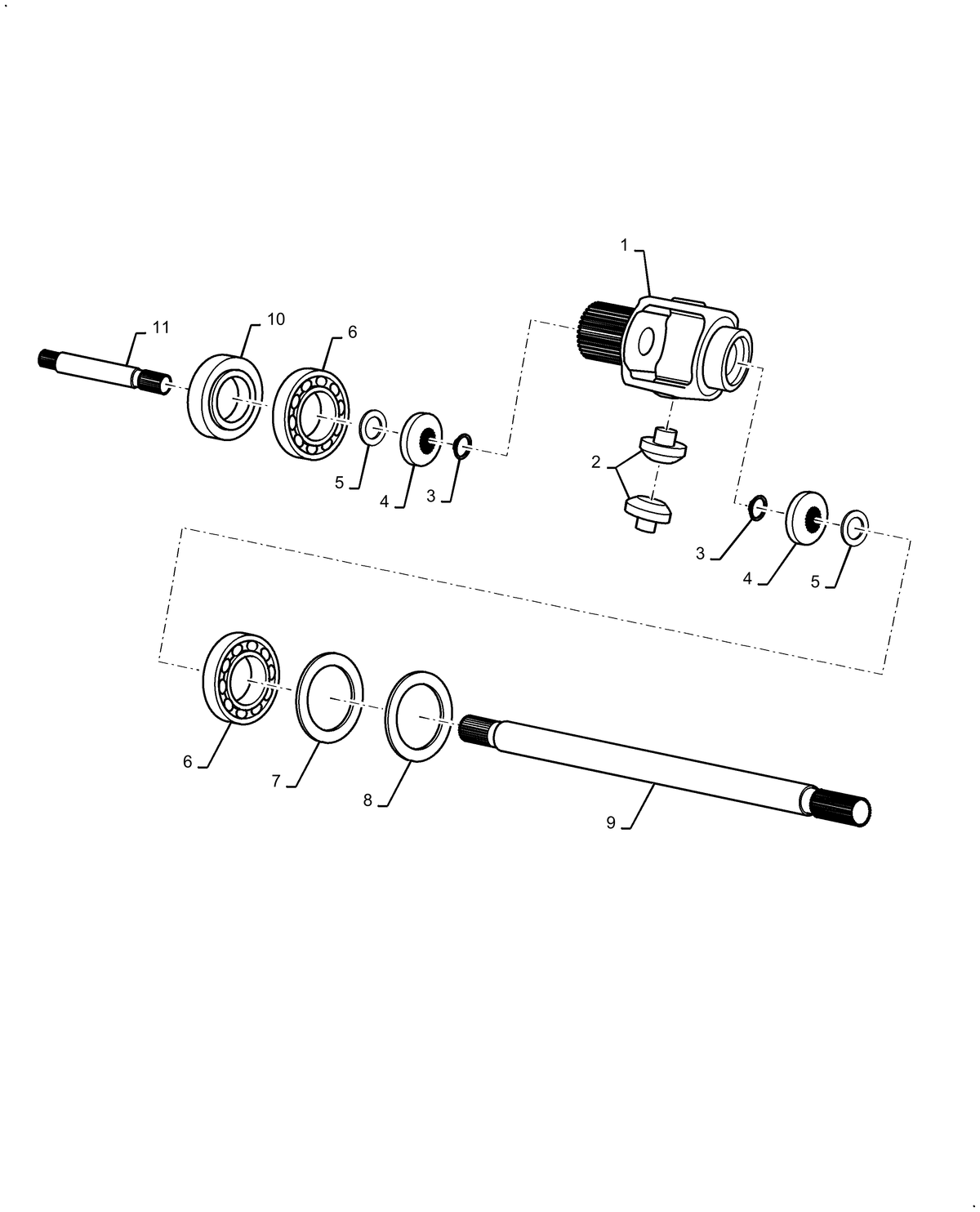 Workmaster 25S SHAFT 22 x 214mm | Part# MT40343222 — BRIM:PARTS_NEW ...