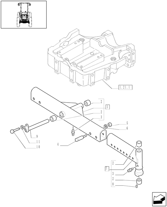 TN60A FRONT AXLE