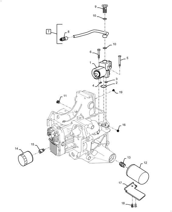 WM25S HYDRAULIC PUMP