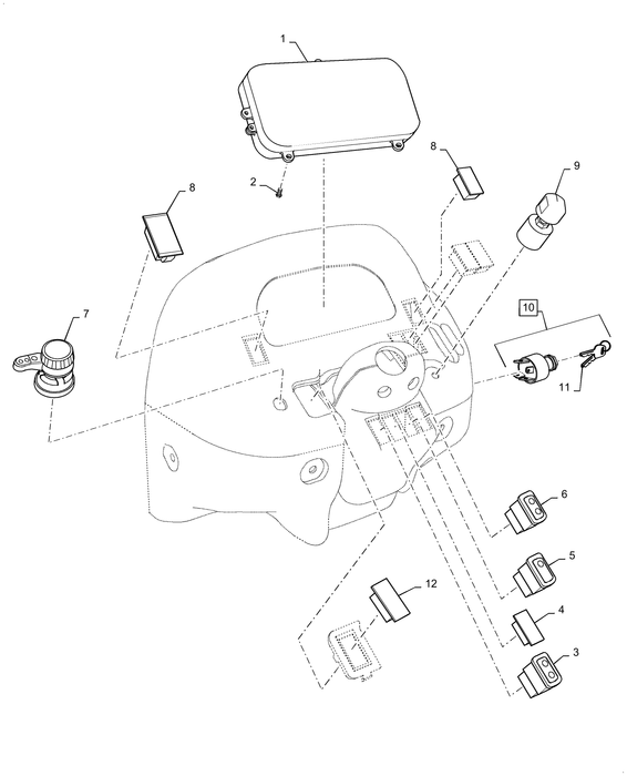 WM35 INSTRUMENT PANEL