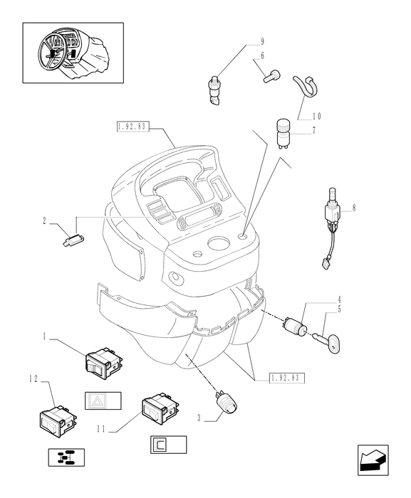 TN60A IGNITION KEY