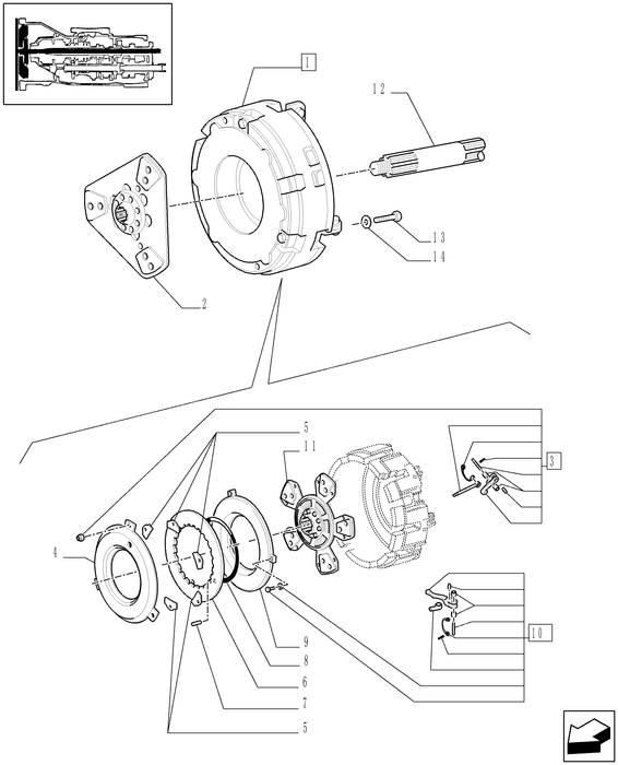 TN60A REMAN-CLUTCH KIT