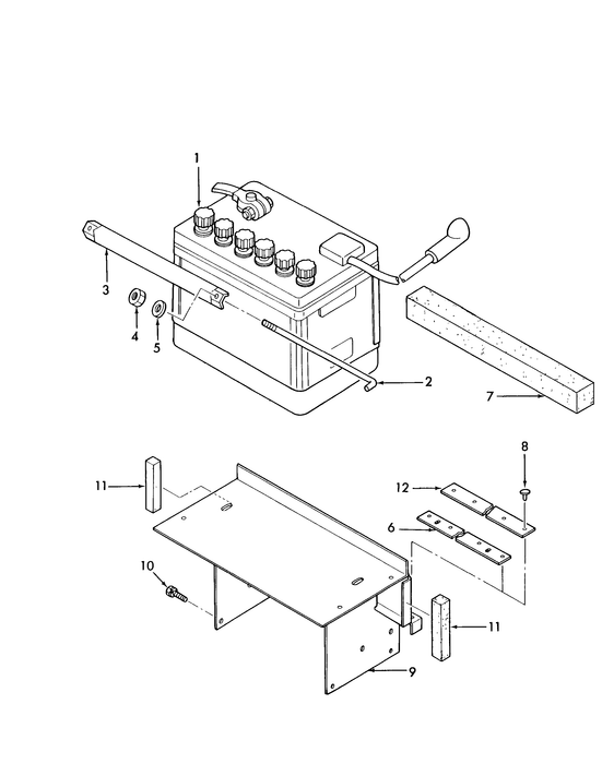 TC30 BATTERY TRAY