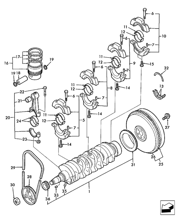 TC48DA BEARING CAP