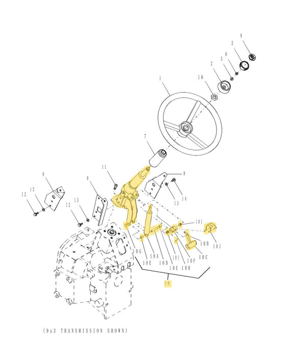 TC33DA STEERING COLUMN