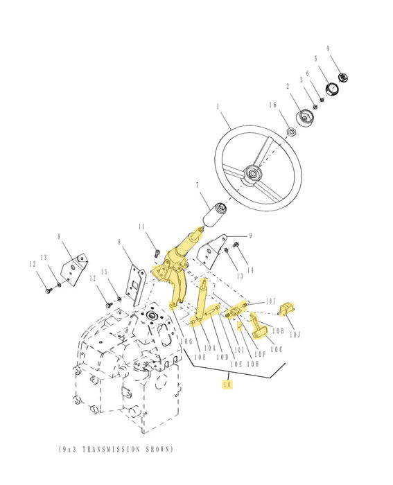 TC33DA STEERING COLUMN