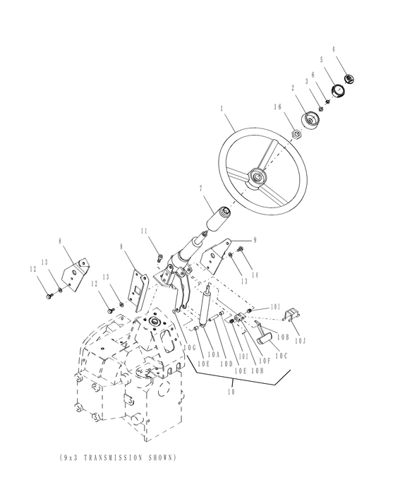 TC33DA STEERING WHEEL