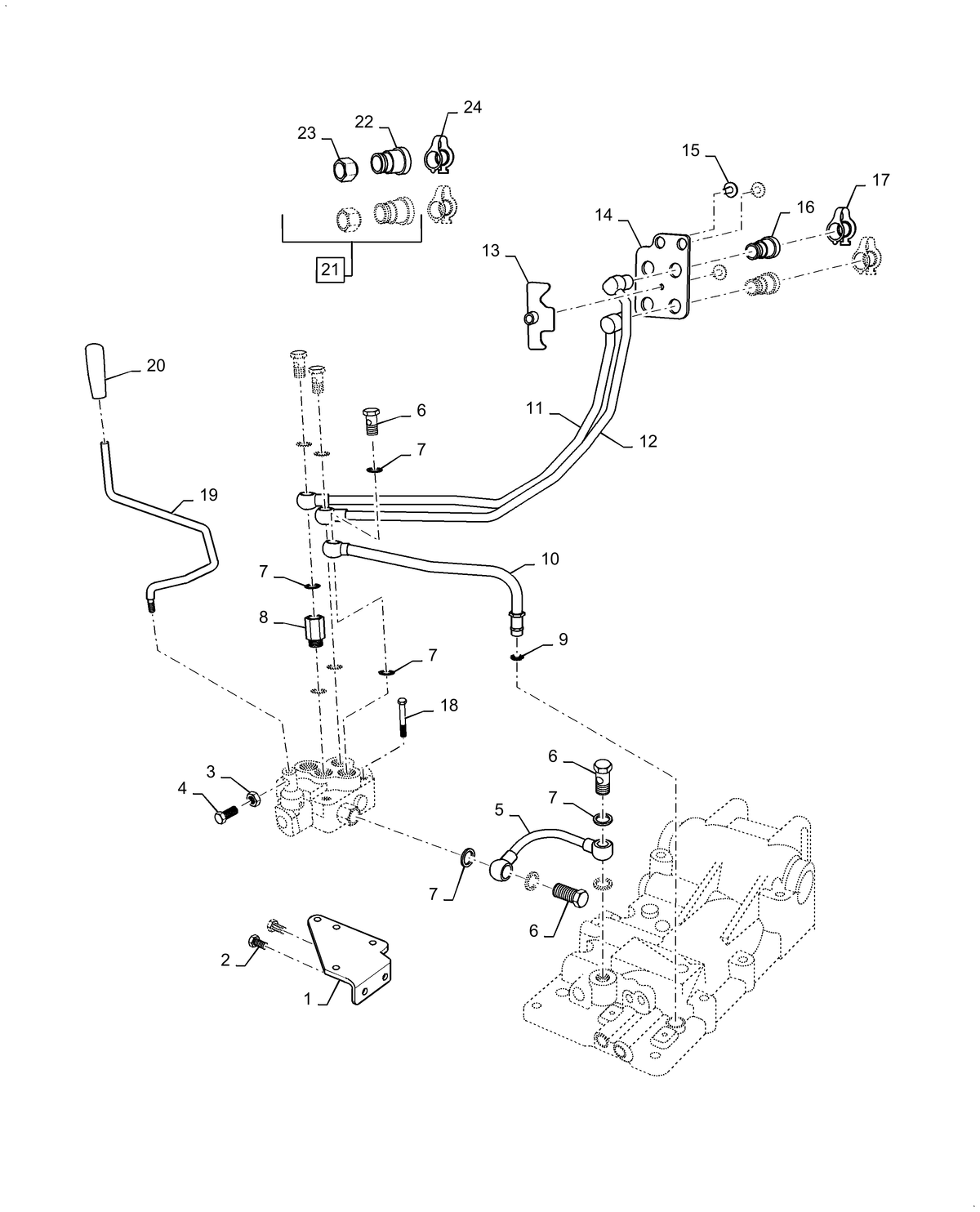 Workmaster 35 BRACKET | Part# MT40246243 — BRIM:PARTS NEW-HOLLAND