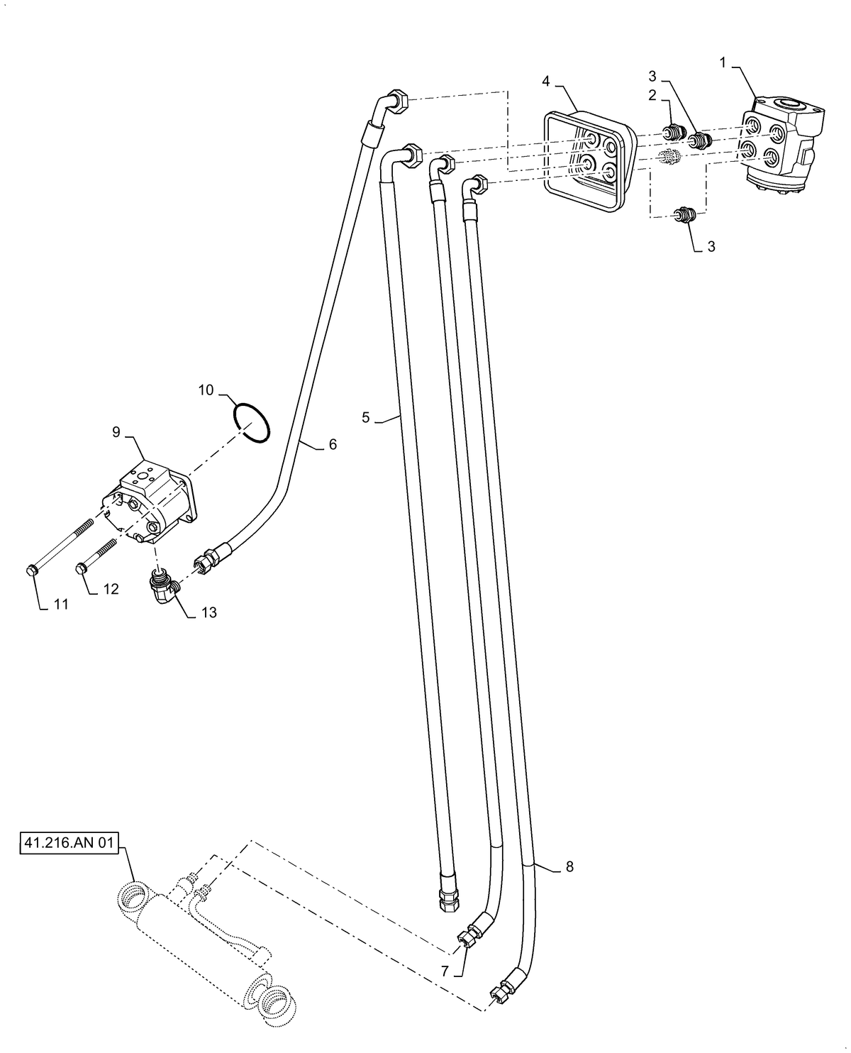 Workmaster 33 JOINT | Part# MT40010152 — BRIM:PARTS_NEW-HOLLAND_1