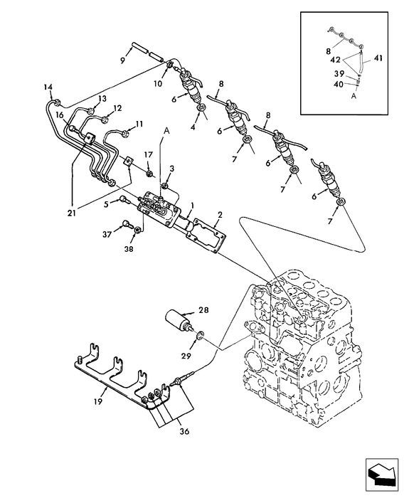 TC40A HYD CONNECTOR