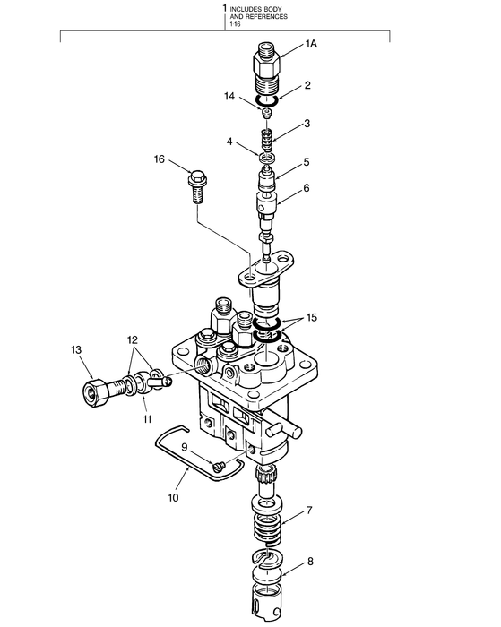 TC31DA FUEL INJECTION PUMP