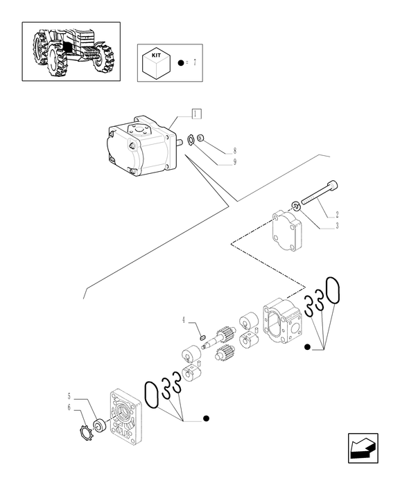 TN75A HYDRAULIC PUMP